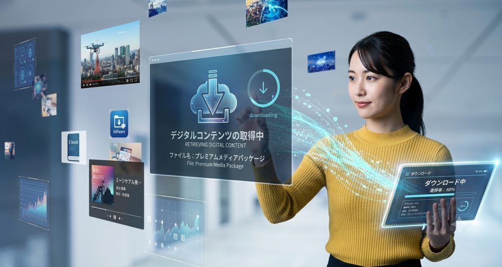 デジタルコンテンツのイメージ
